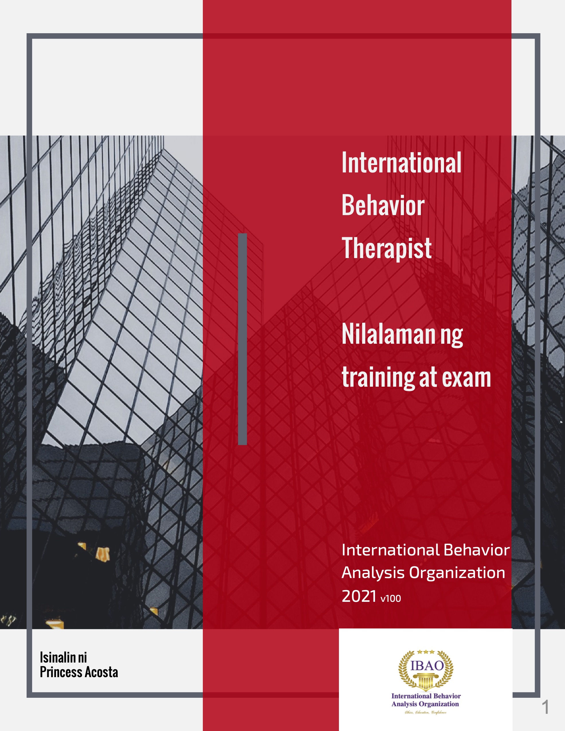 IBT® Training Content